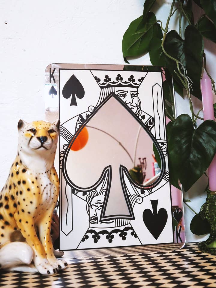 Koning van Schoppen - Twee maten voor wholesale door Printed Weird