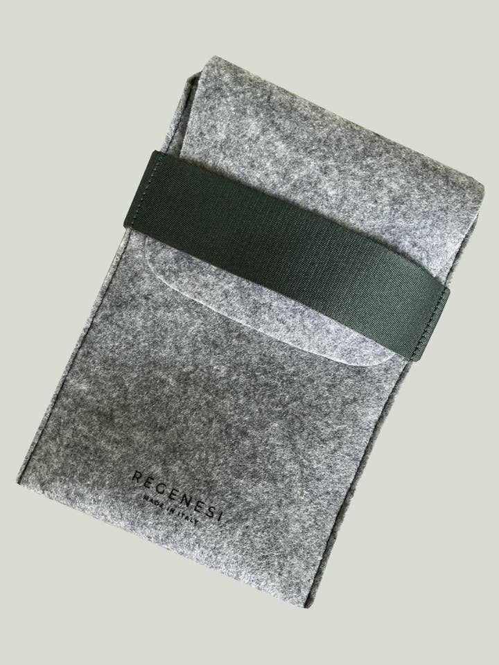 GRAY CLUTCH for wholesale by Regenesi