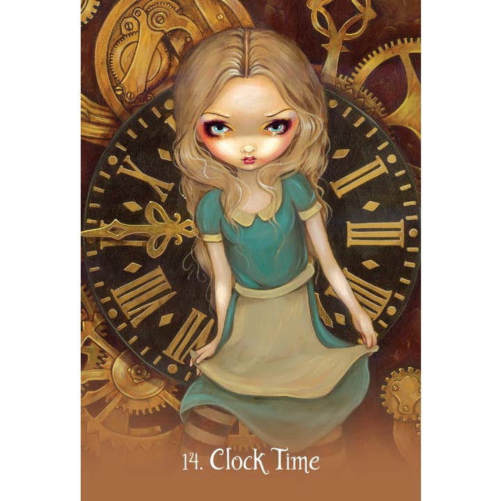 Cardshouse - Wholesale Tarot Cards - Alice The Wondeland Pocket Oracle cards Blue Angel2