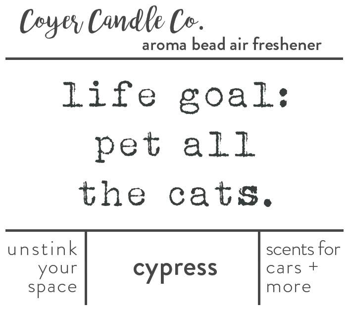 Coyer Candle Co. - Vente Désodorisant pour voiture – unisexe - Désodorisants | Collection Lucky Oliver | Édition Cat9