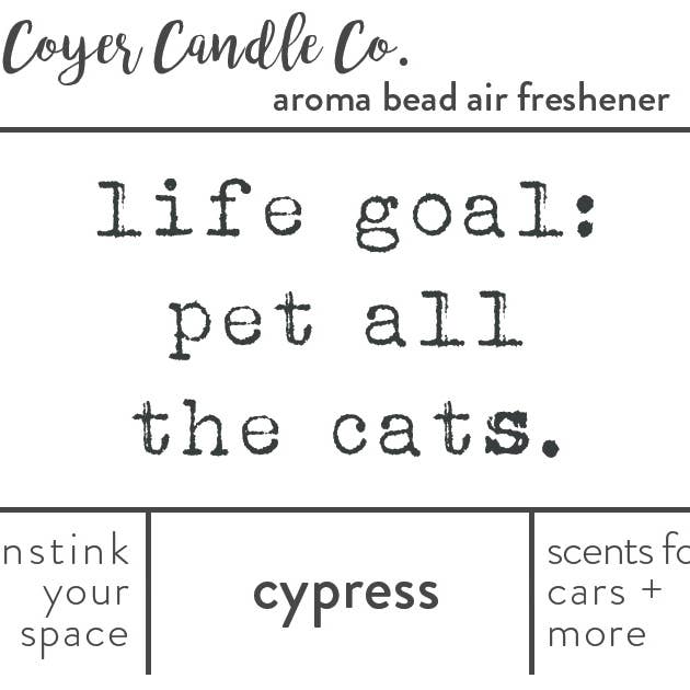 Coyer Candle Co. - Vente Désodorisant pour voiture – unisexe - Désodorisants | Collection Lucky Oliver | Édition Cat9