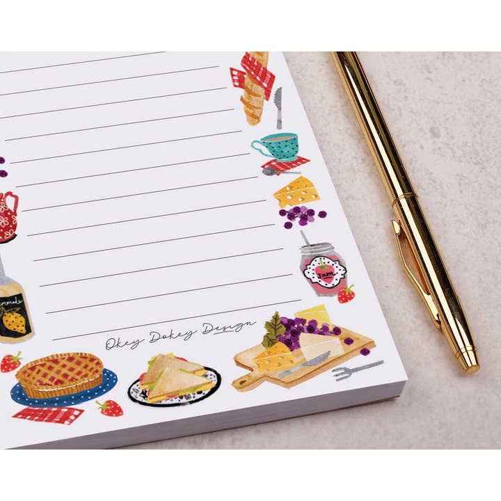 Making Meadows Ltd - Wholesale Notepad - Desk Pad | To Do List | Stationery | Picnic Food Notepad2