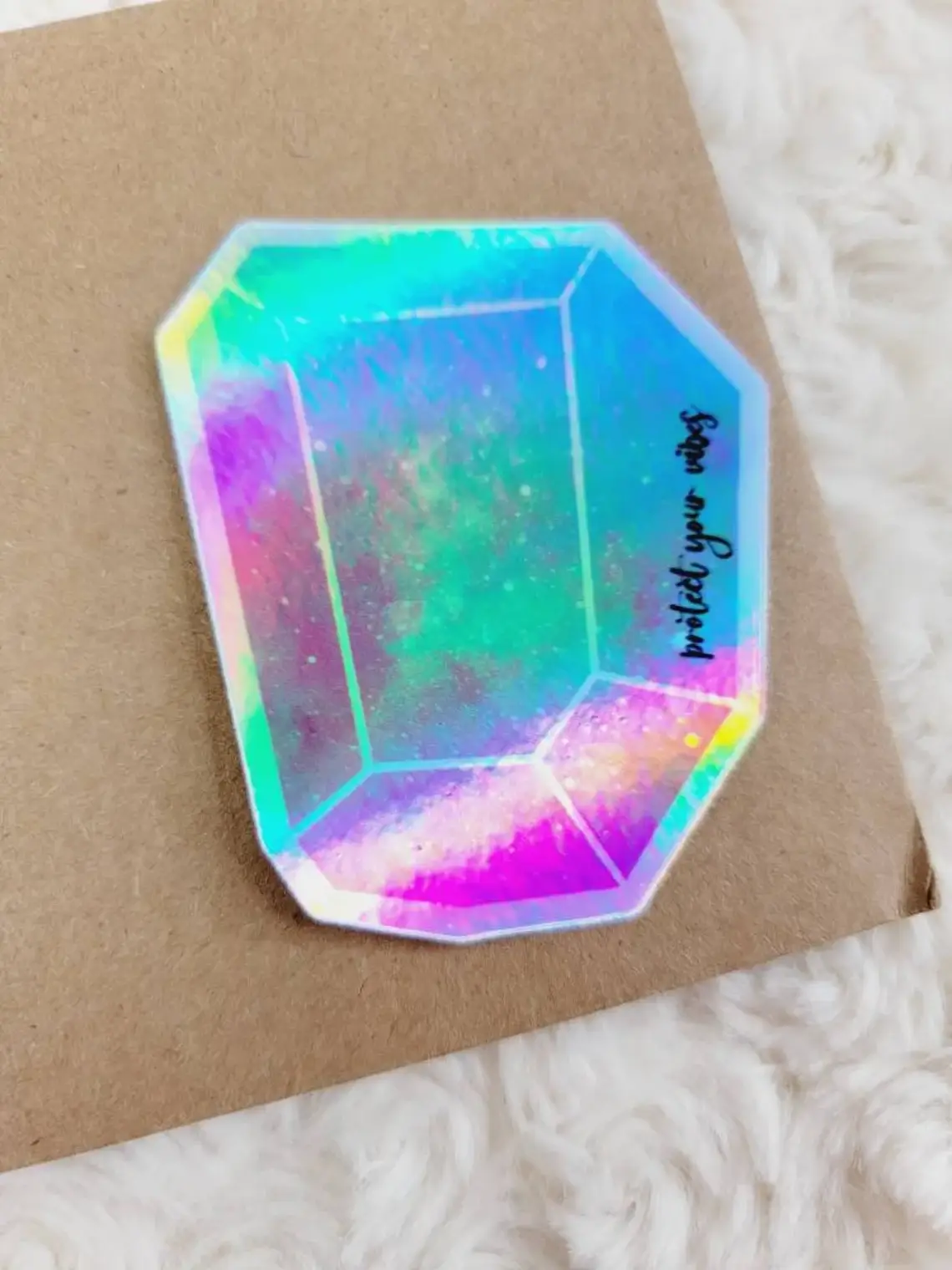 LC Designs - Wholesale Sticker - Holographic Crystal Die Cut Sticker6