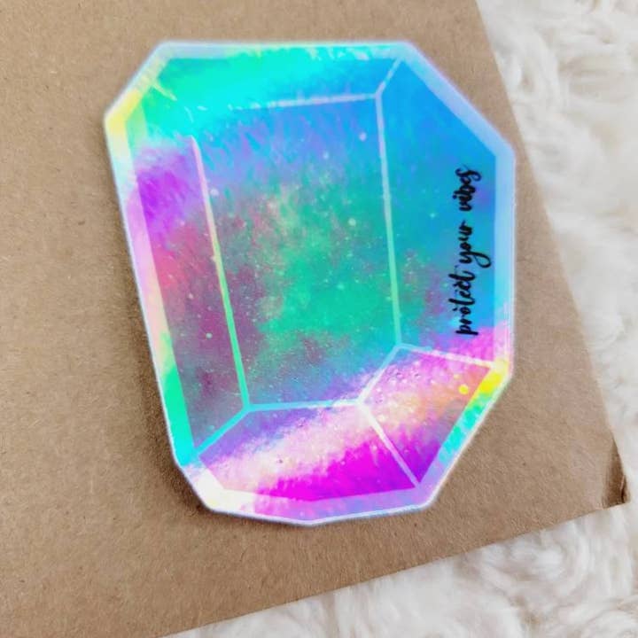 LC Designs - Wholesale Sticker - Holographic Crystal Die Cut Sticker6