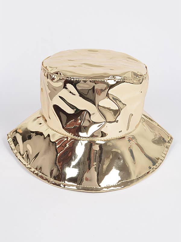 Chapeau seau Miroir en Similicuir pour la vente par Shop Neighbors