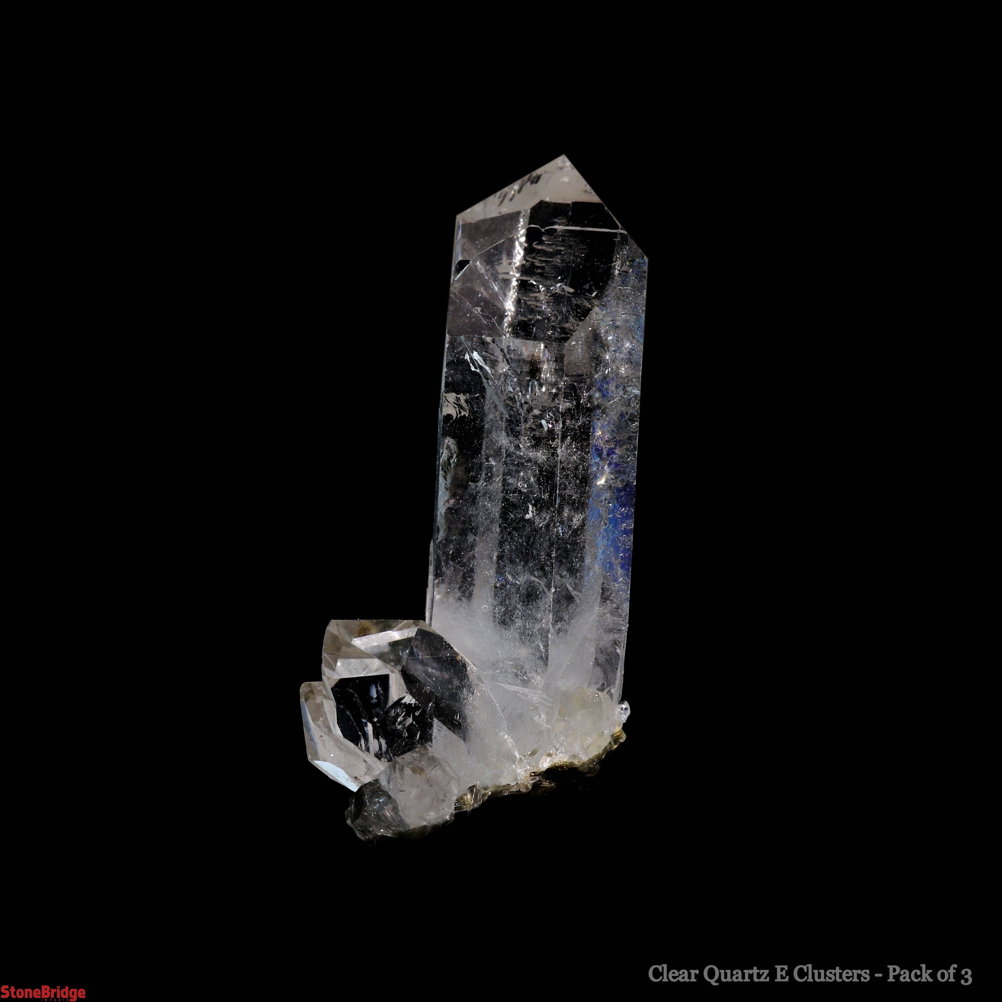 Stonebridge Imports - Wholesale Spiritual Stone/Crystal - Clear Quartz Clusters Extra Quality - Mini 1/2" to 1" - 3 Pa6