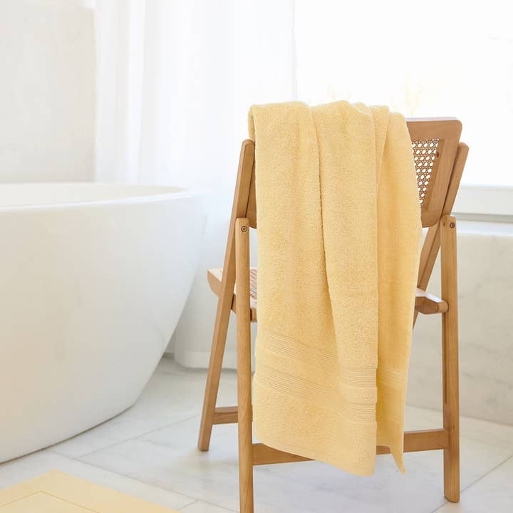 Toalhas de Banho Amarelas Chic Elegance 650 Gsm for wholesale by Torres Novas