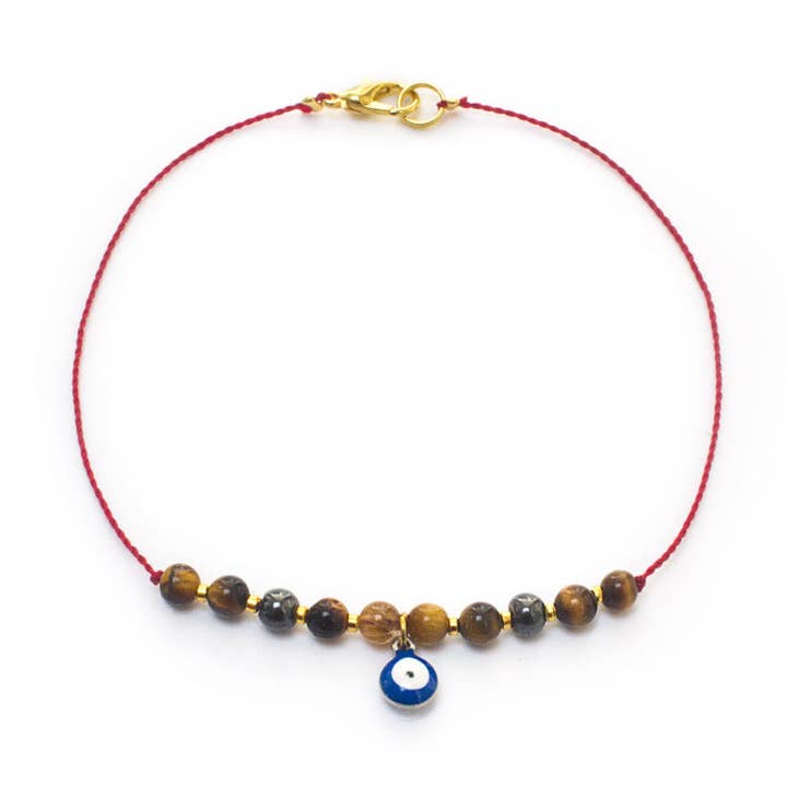Evil Eye Anklet for wholesale by 100 Graces