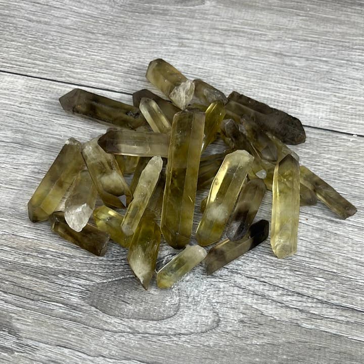 Keystone Crystals - Wholesale Spiritual Stone/Crystal - Congo Citrine Points - Natural Golden Crystal by the Pound