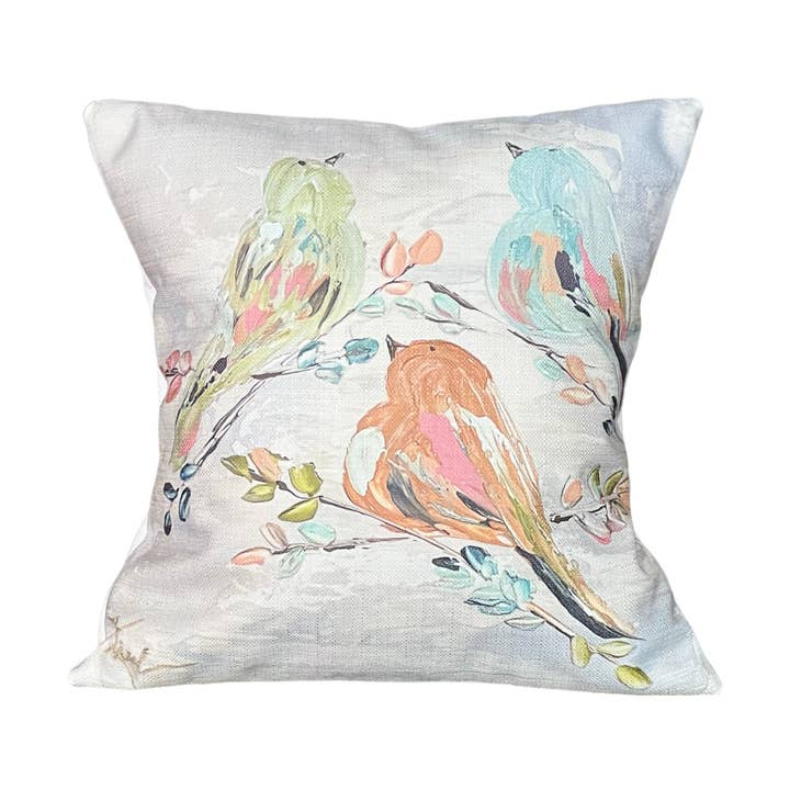 Cuscino da canto con tre uccelli per la vendita all'ingrosso da parte di Southern Cotton Mill