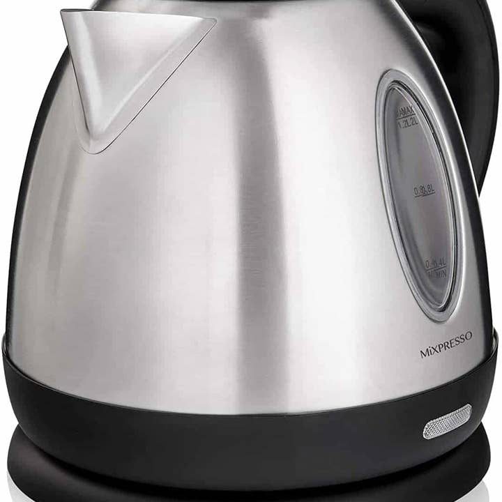 Mixpresso - Wholesale Electric Kettle - Mixpresso Stainless Steel Electric Kettle Cordless Pot 1.2L 1500W Strong Fast Boiling Pot, Water Boiler With Boil Dry Protection7