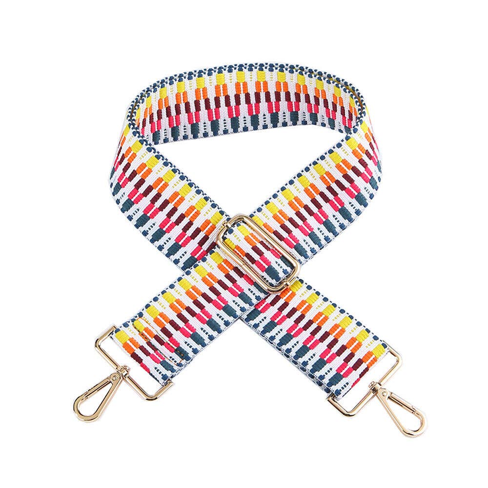 MiMi Wholesale - Vente Sangle pour sac – femme - Sangle de guitare réglable Boho SS050M5