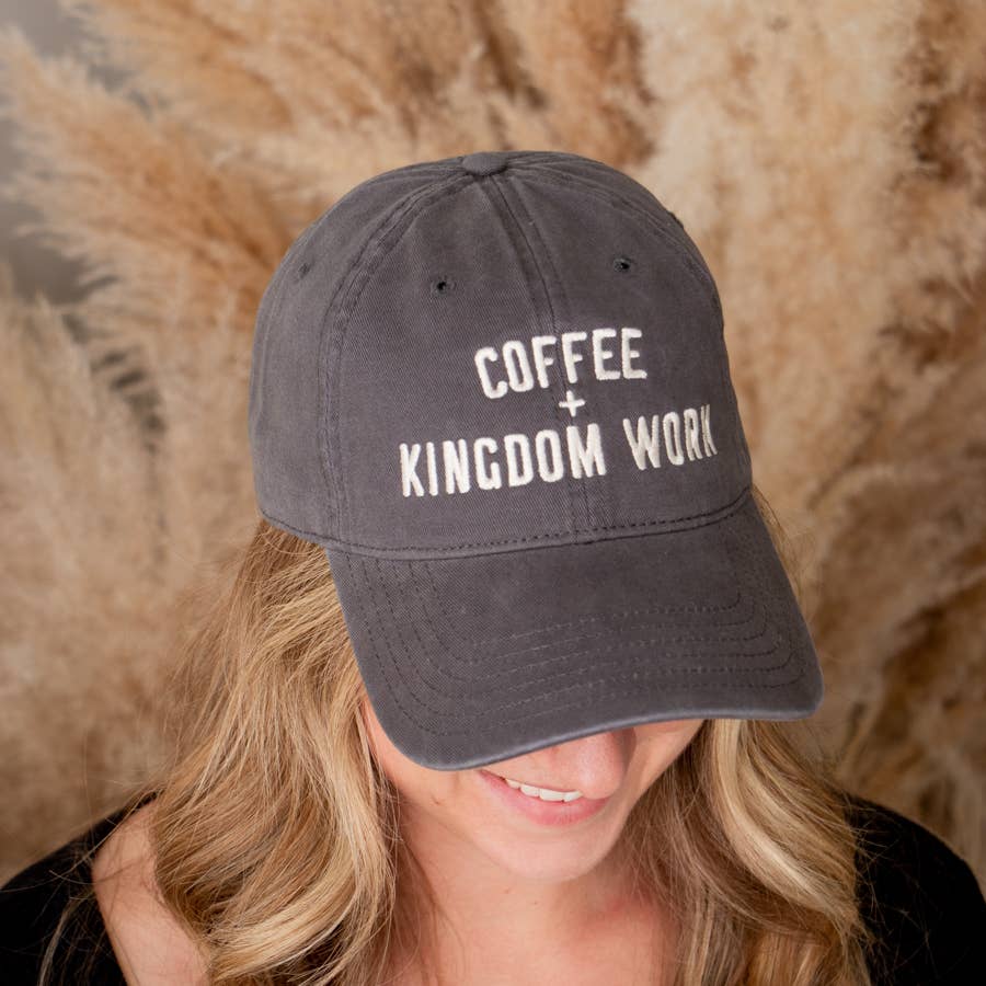 The Anastasia Co - Wholesale Baseball Cap - Unisex - Coffee + Kingdom Work™ Hat1