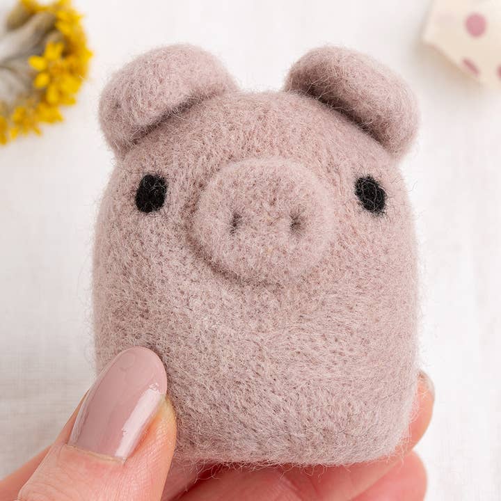 Mijn Zakvarken Naaldviltpakket voor wholesale door Wool Couture Company