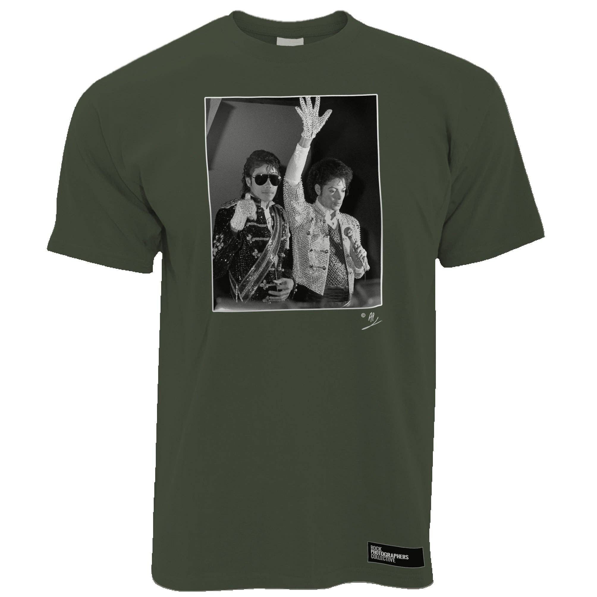 Rock Photographers Collective - Venta al por mayor Camiseta estampada - Hombre - Camiseta Michael Jackson con cera AP para hombre6