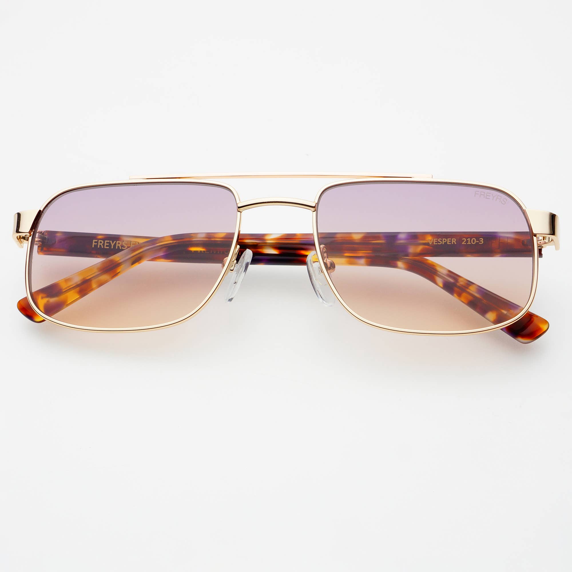Gold Sunset Vesper Unisex Aviator Sunglasses   for wholesale on Faire0