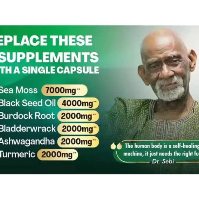 Happy Geo Inc - Wholesale Oral supplement/vitamin - Sea Moss Supplement with black Seed Oil, Ashwagandha 2