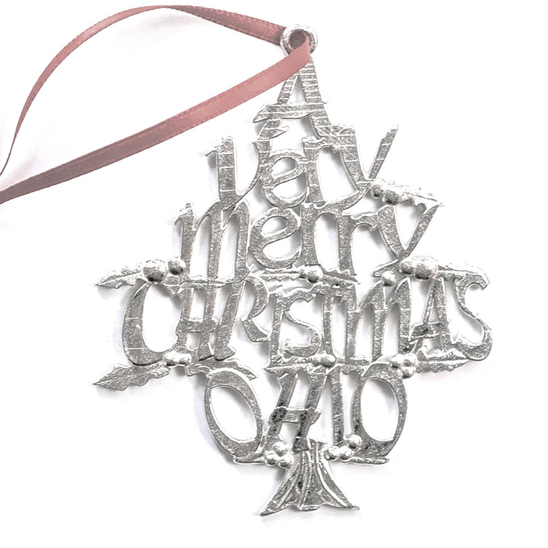 House of Morgan Pewter - Vendita all'ingrosso Decorazione - Un Ornamento di Natale Molto Allegro - Stati e Città15