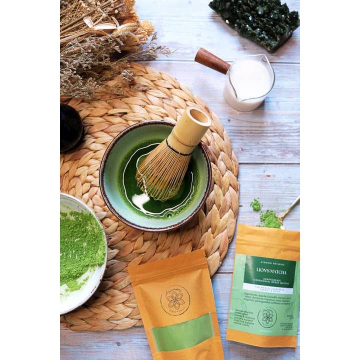Ayamani Naturals - Wholesale Health/Detox Tea - LION'S MATCHA | Ceremonial Japanese Matcha with Lion's Mane2