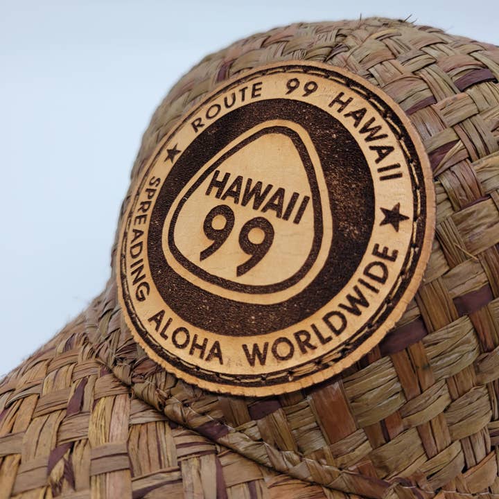 Route 99 Hawaii Leather Patch Hat for wholesale by Route 99 Hawaii