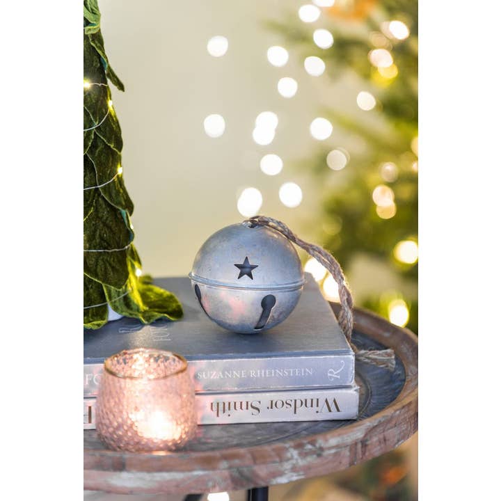 A&B Home Group Inc. - Wholesale Ornament - D4x4" Bell - Gray2