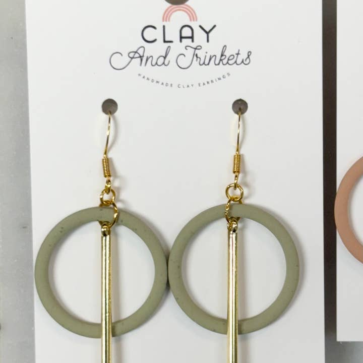 Clay and Trinkets - Wholesale Dangle Earrings - Lainey Dangle Earrings w/ Bar3