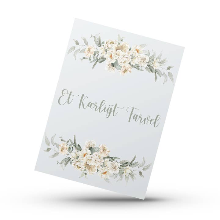 Un Adieu Affectueux - Condoléances (Mini-carte) pour la vente par Kortspecialisten