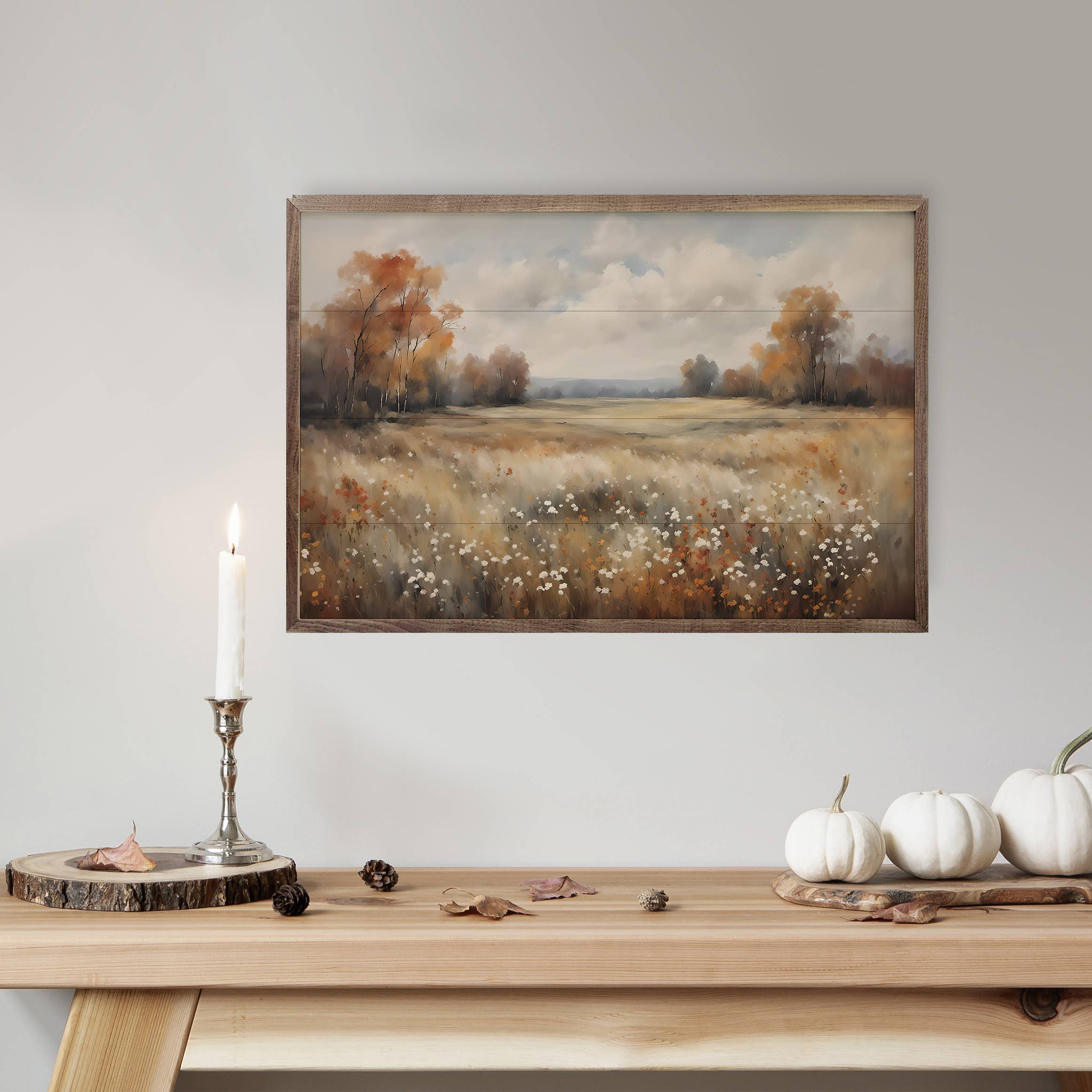 Kendrick Home - Wholesale Art Print - Autumn Field With Autumn Trees2
