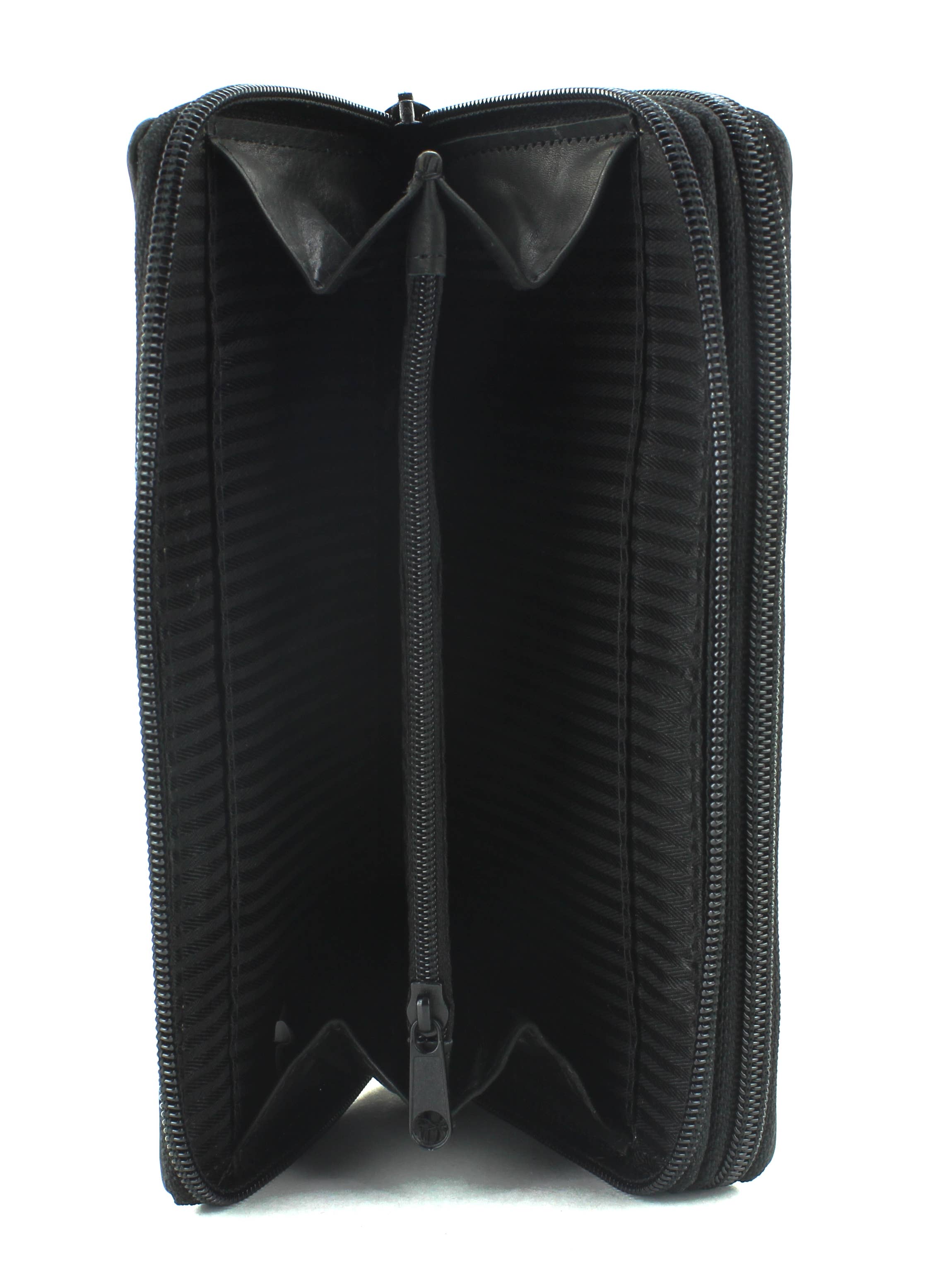 Leather Impressions Inc - Wholesale Wallet - Women's - Double Zipper Women's Clutch 155853