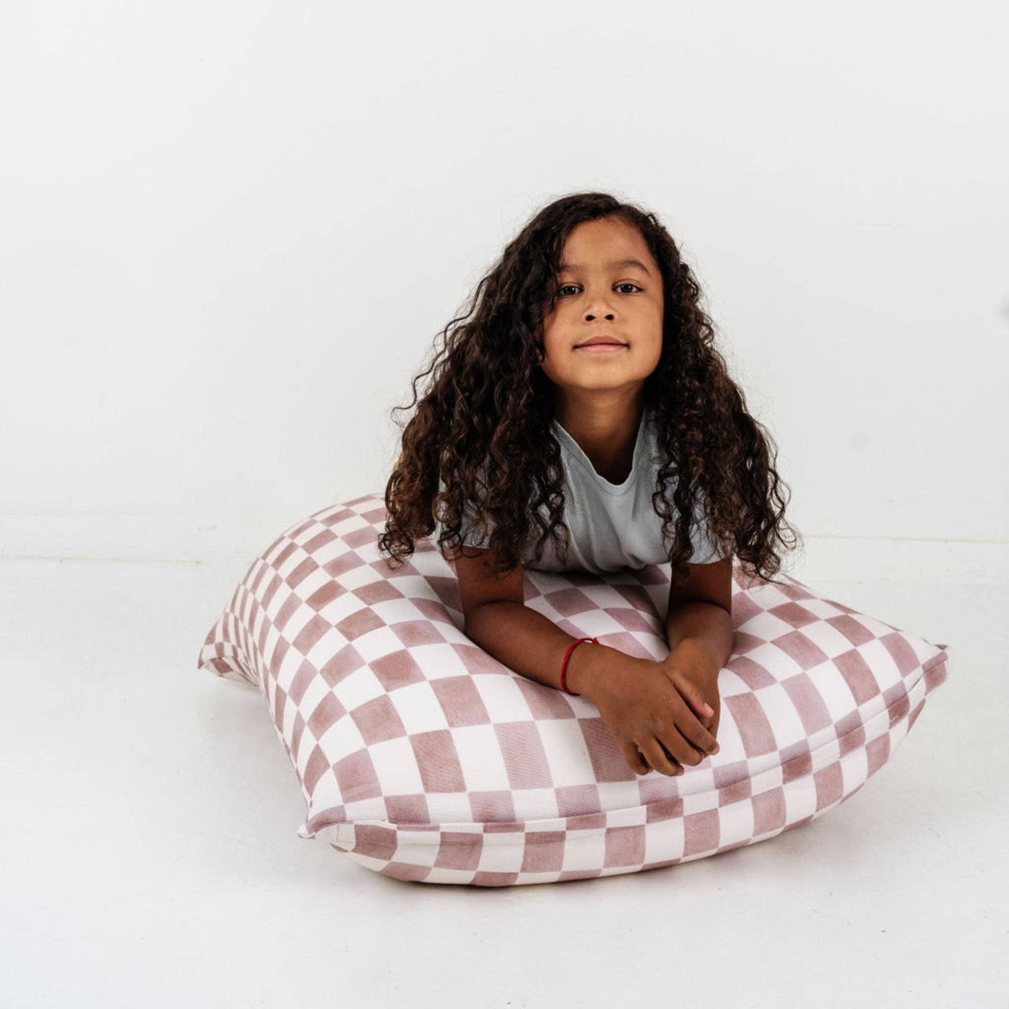 Toki Kids - Wholesale Chair Cushion - Checker Gumdrop Bean Bag1