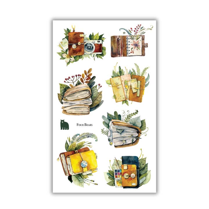 Nature Notebooks for wholesale by Four Bears Sticker Club