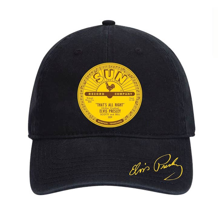 MID-SOUTH PRODUCTS - Vente Casquette de baseball – unisexe - Casquette et chapeau Sun Record - Elvis Presley0