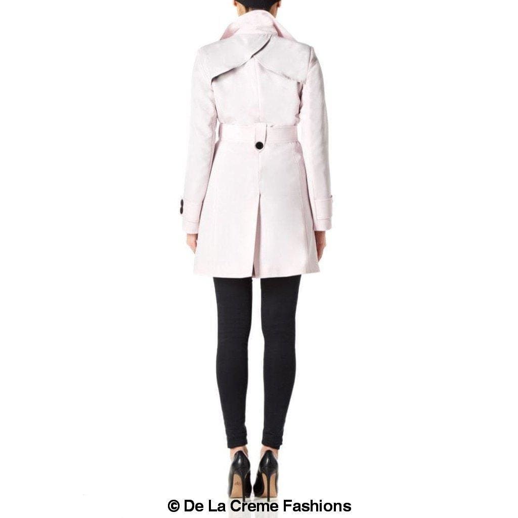 De La Creme Fashions - Wholesale Coat - Women's - Alice Mid Length Belted Mac Coat15