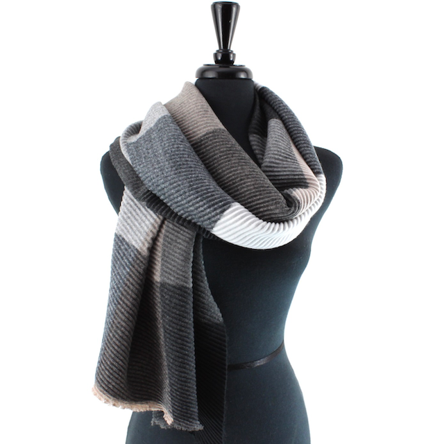 Pretty Persuasions - Wholesale Scarf - Women's - S24124 Merrymaking Pleated Scarf12