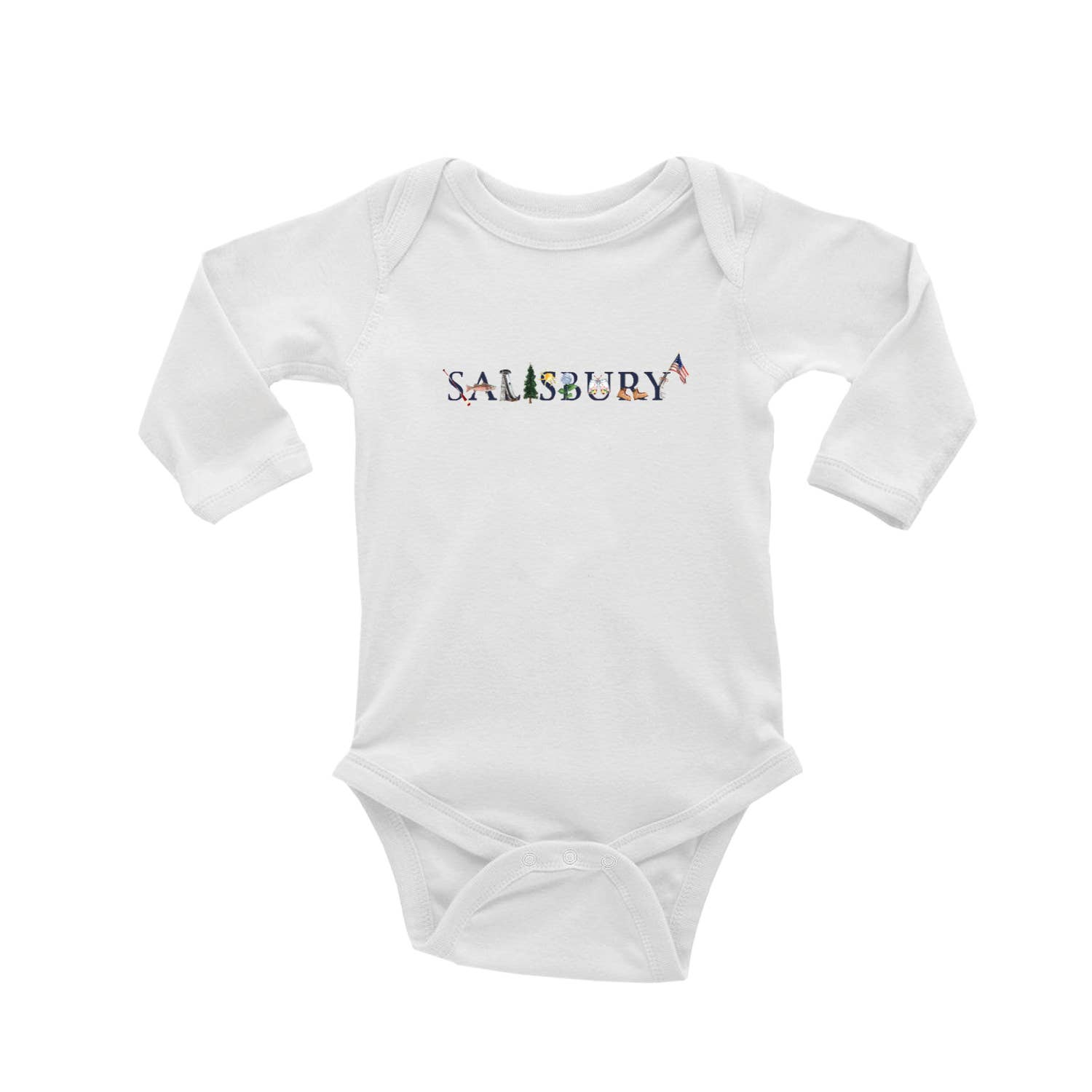 Tina Labadini Designs - Wholesale Bodysuit (Non-Footed) - Baby - salisbury baby snap up long sleeve