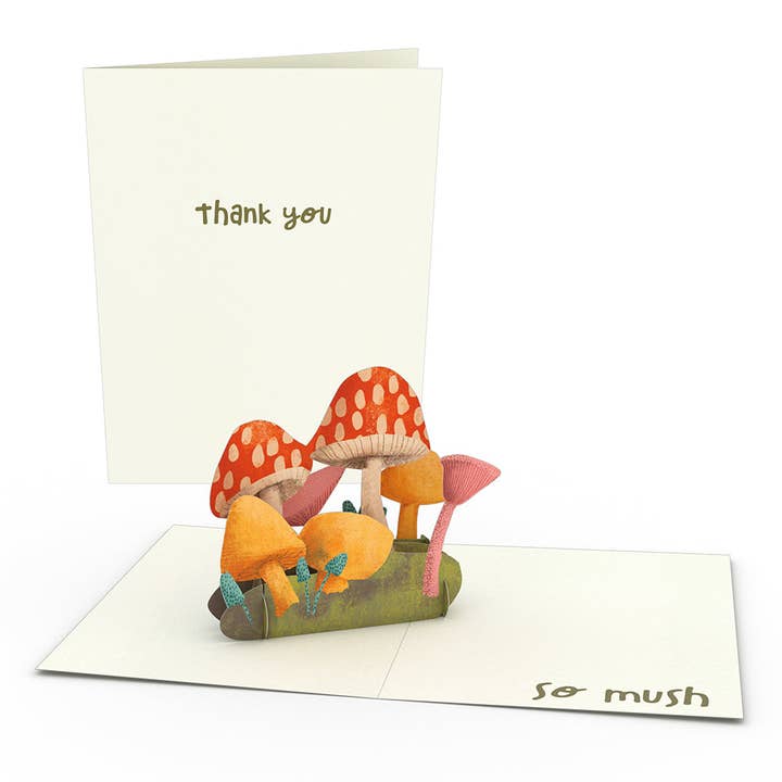 Lovepop Cards - Wholesale Thank You Card - Thank You Whimsical Notecards (4-Pack) 3.75 x 5.125"3