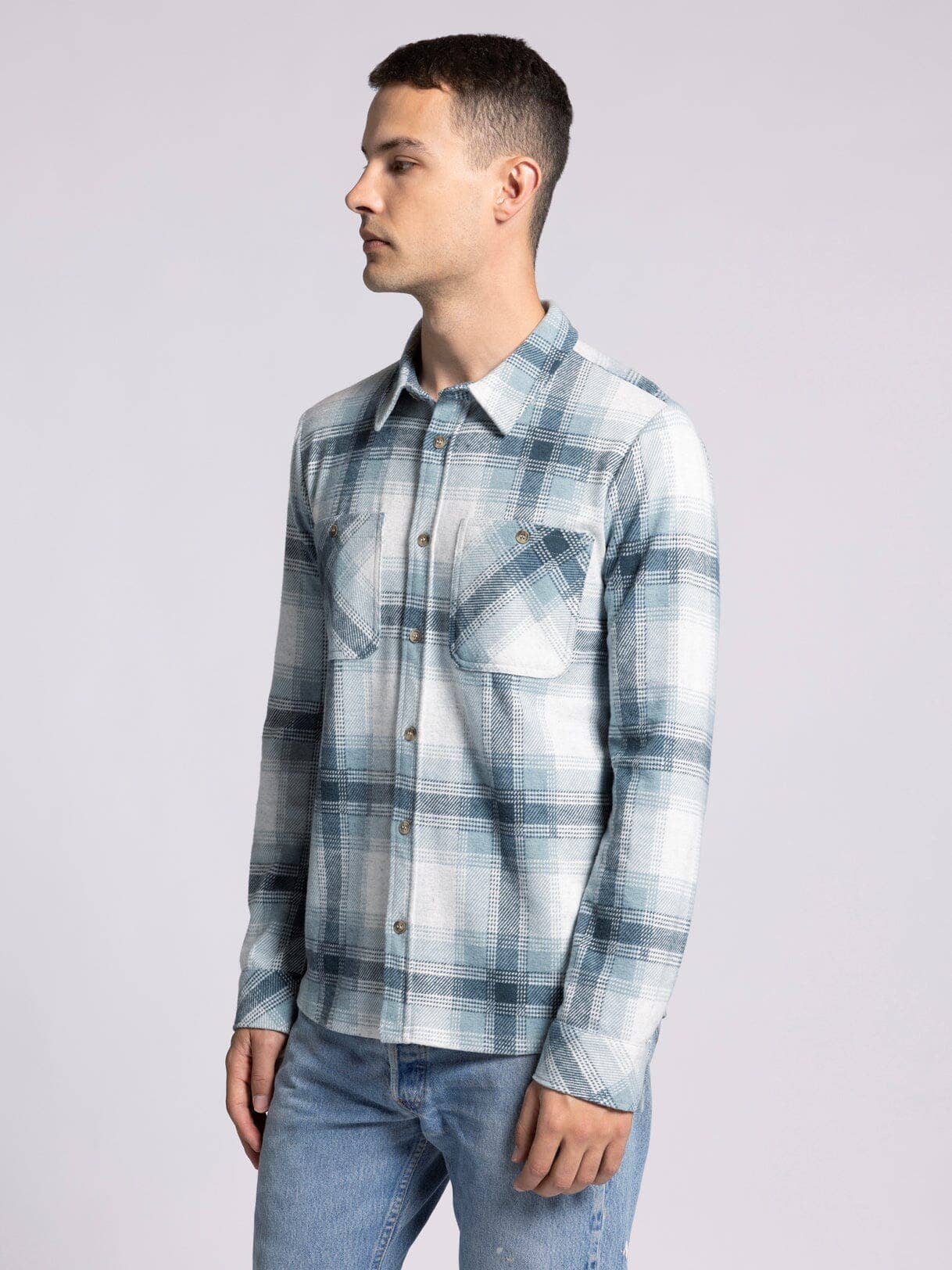 Thread & Supply (Mens) - Vente Chemise à col boutonné – homme - Chemise CLARK à manches longues avec boutons26