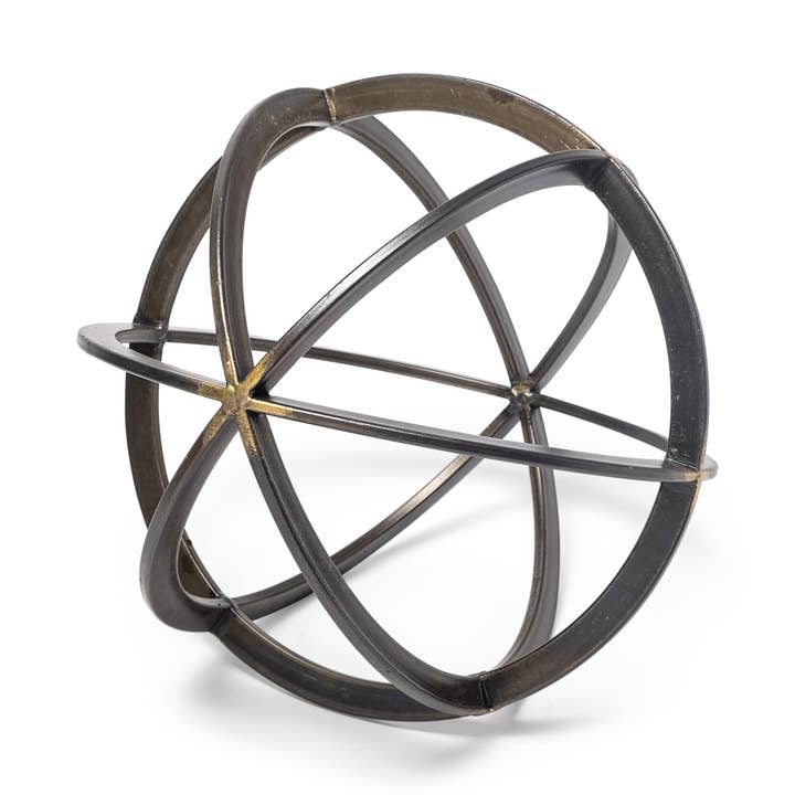 Jumbo Black Metal Circular Decorative Object for wholesale by HomeRoots