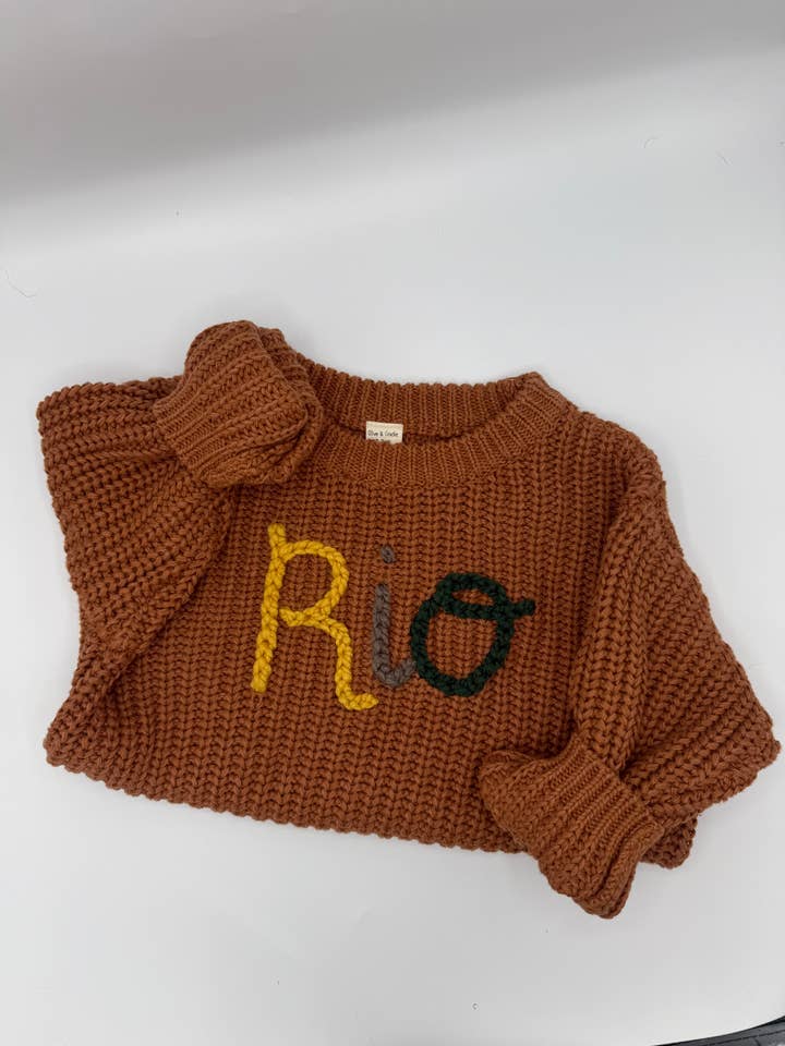 Pretty Little Stitch - Venta al por mayor Jersey de punto - Niños - Suéteres gruesos bordados a mano8