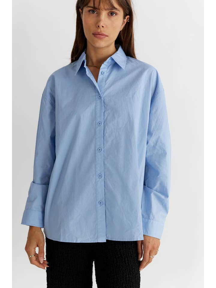 MOD REF - Wholesale Button Down Shirt - Women's - The Ema Top | Collared Button-Down Top10
