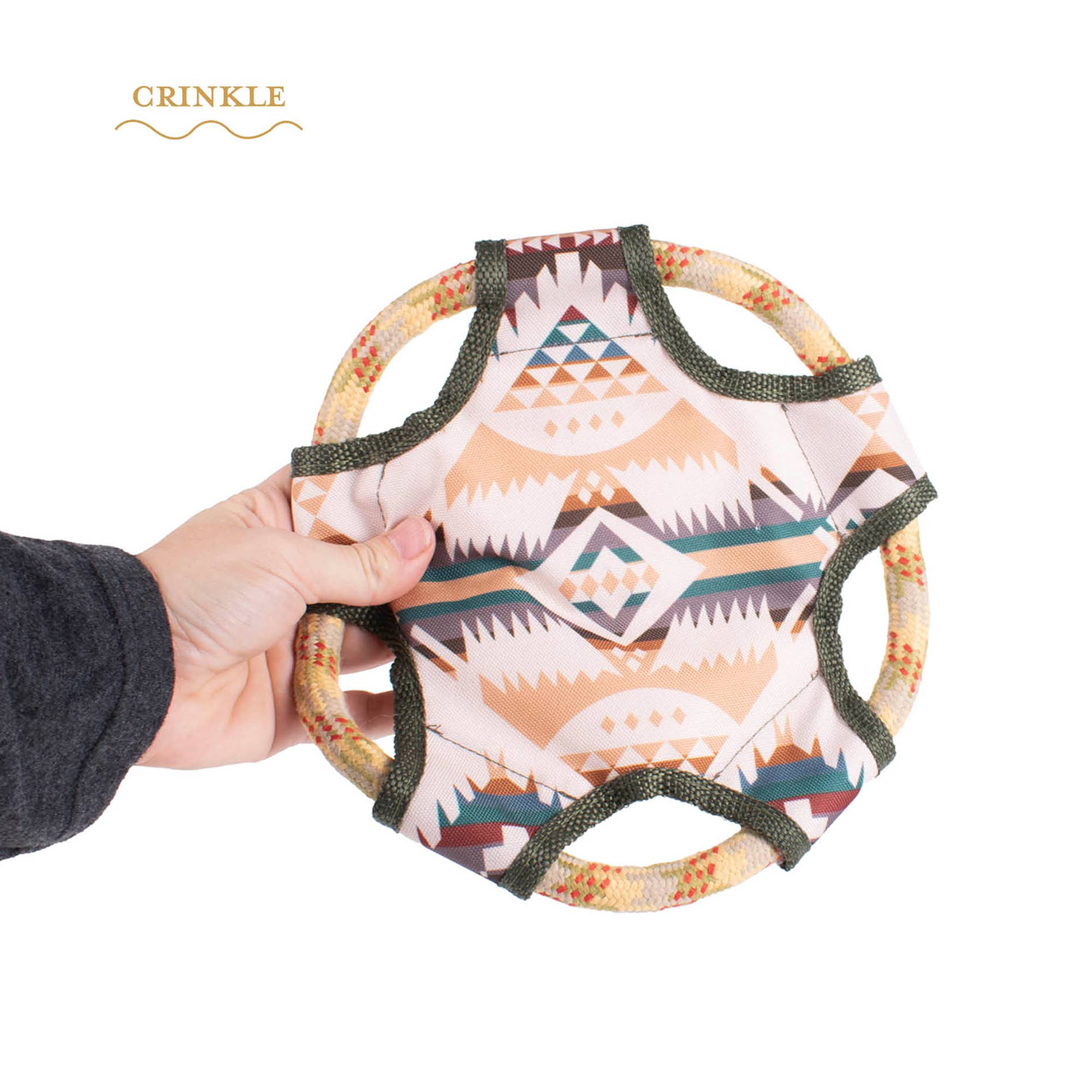 Carolina Pet Company - Wholesale Pet Rope Toy - Dog - Pendleton Flying Disc Rope Dog Toy2