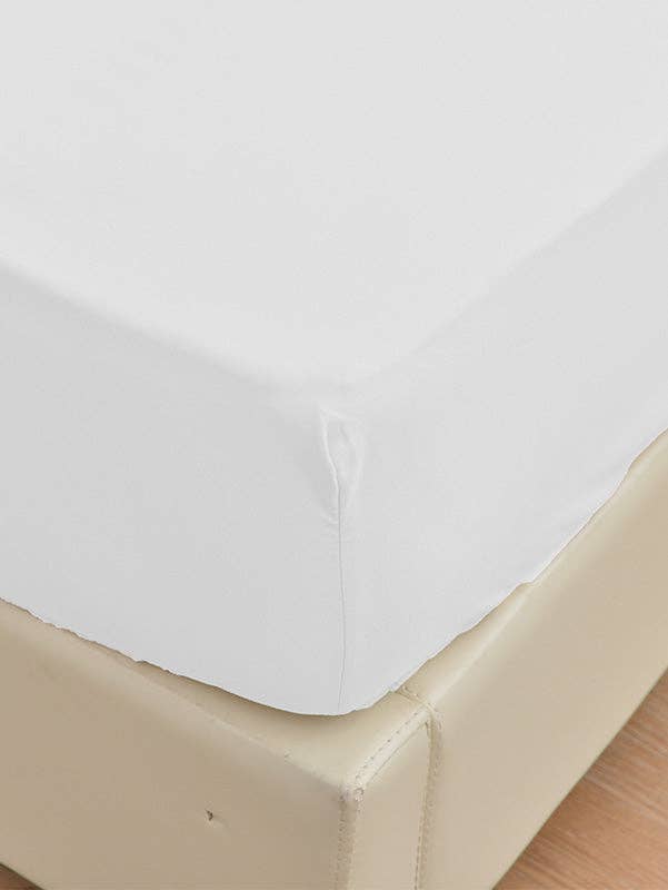 Okao Home Goods – wholesale Sheet set – White Bed Sheet, Bamboo - Cool Bamboo King & Queen2