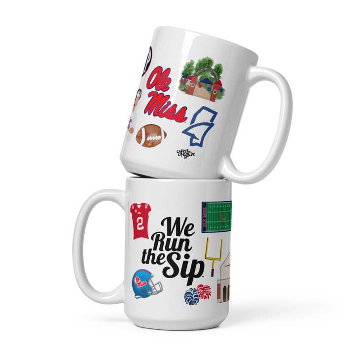 Ole Miss Football Vi Styr SIP Kaffemugg för wholesale av Carper Creative Co.