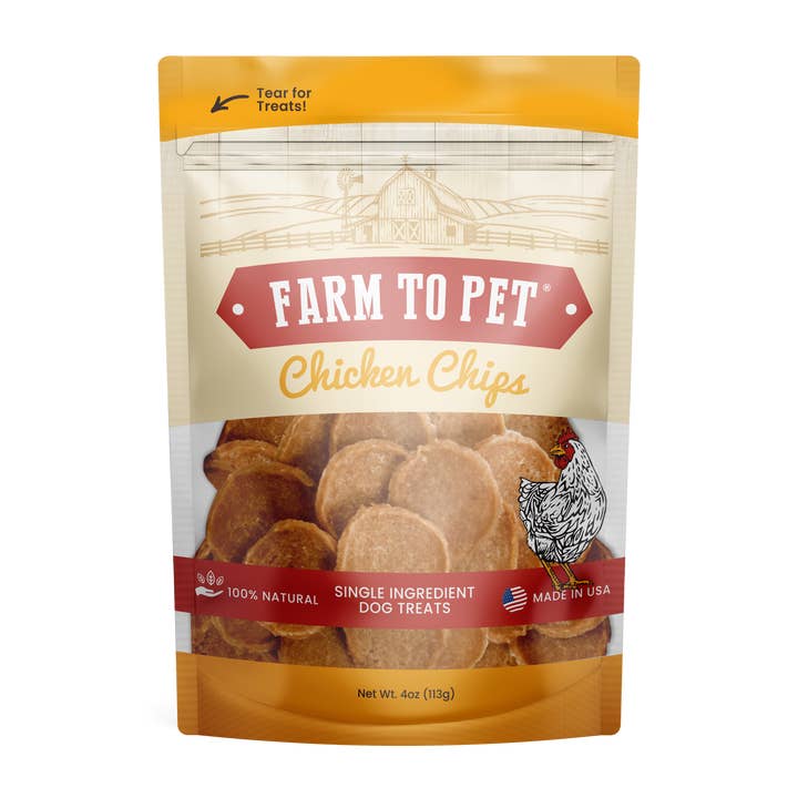 Farm to Pet - Wholesale Pet Treats - Dog - Chicken Chips Dog Treats