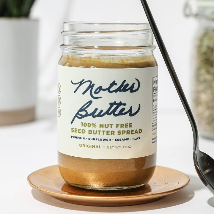 Mother Butter - Wholesale Nut Butter - Mother Butter Original - 12oz Jar0