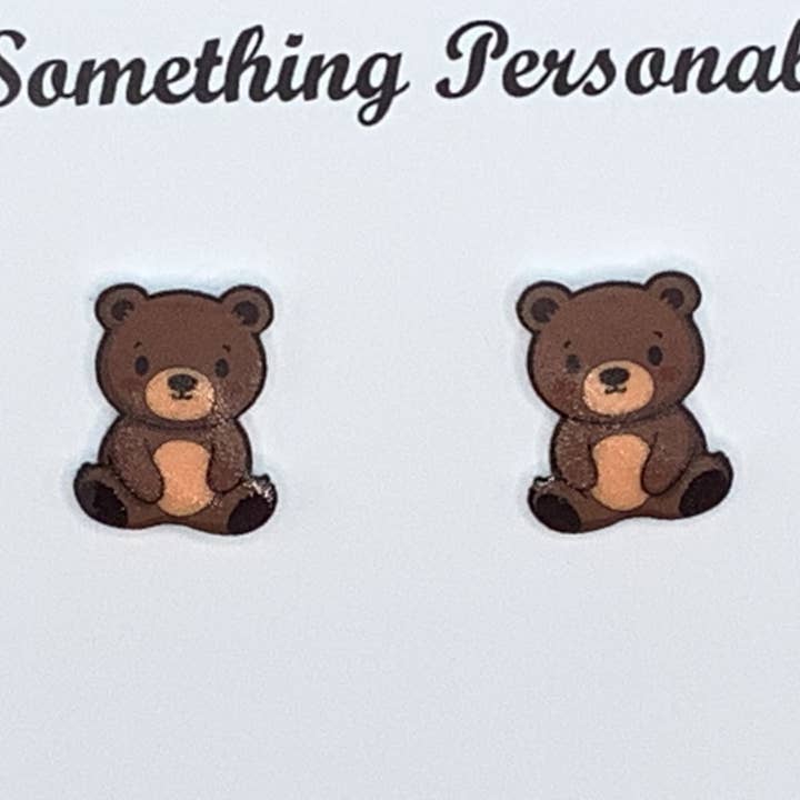 Brincos Urso Peluche por atacado de Something Personal