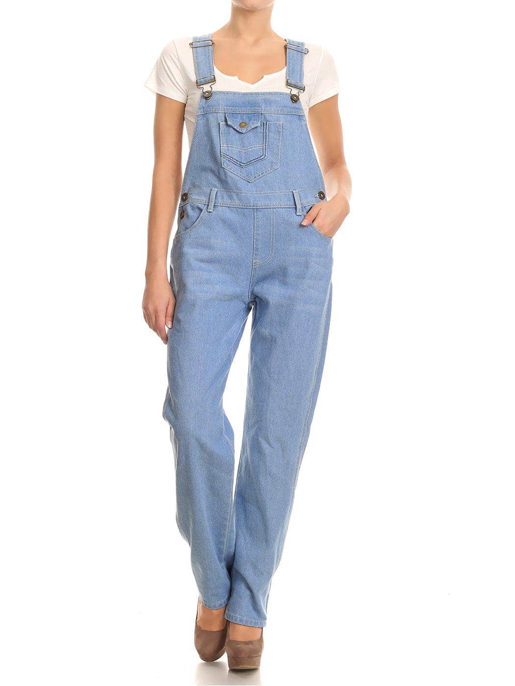 Anna Kaci Wholesale - Wholesale Overalls - Women's - Vintage Straight-Leg Overalls36