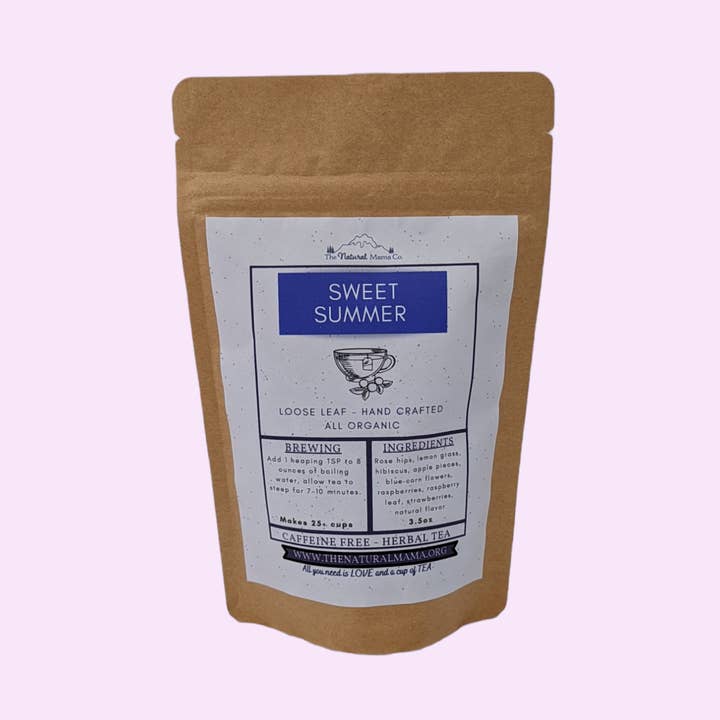 Sweet Summer Tea for wholesale by The Natural Mama Co.