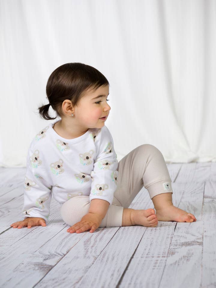 Neugeborenen-Leggings grau für den Großhandel von Charanga