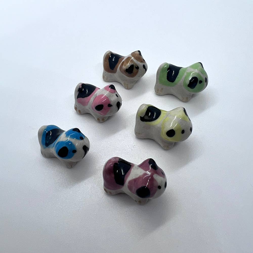 VIE - Wholesale Decorative Figurine - Mini Ceramic Figurine, Assorted Colour, Approx. 2cm129